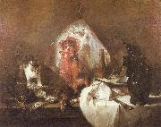 Jean Simeon Chardin Der Rochen oil